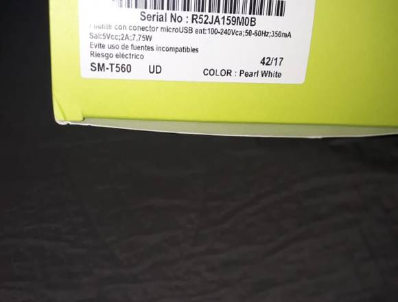 Tablet galaxy Tab E ( modelo: SM-T560)