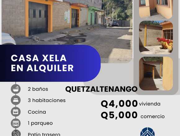 Casa para vivienda o comercio en Quetzaltenango en Quetzaltenango (Municipio)