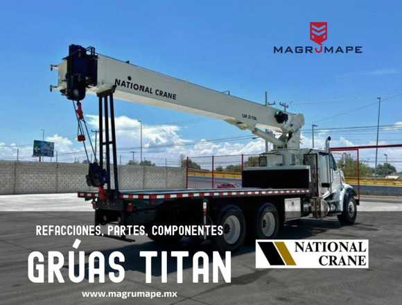 Componentes para grúas titán National Crane en Cuernavaca (Municipio)