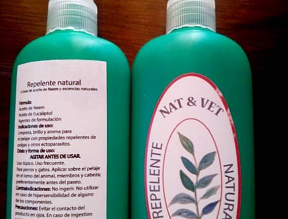 REPELENTE NATURAL DE INSECTOS PARA MASCOTAS