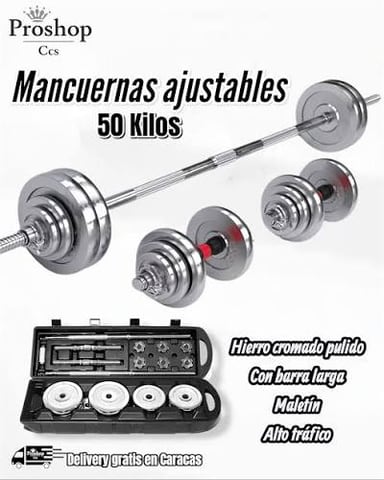 Mancuerna 50 kilogramo en Santo Domingo de Guzmán (Municipio)