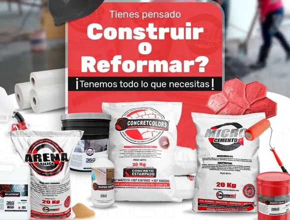 Venta de materiales Concreto estampado en David (Distrito)