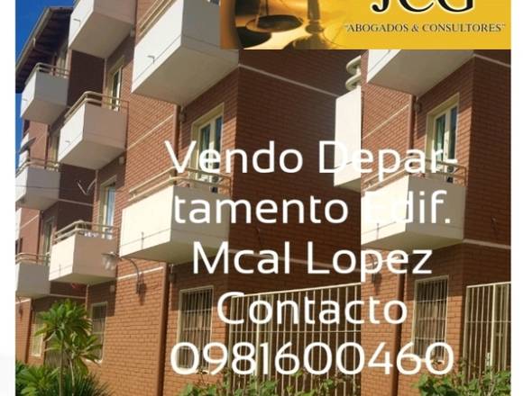 Vendo un departamento en el Edificio Mcal Lopez 2 en San Lorenzo (Distrito)