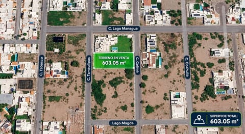 SE VENDE TERRENO C. TAMAULIPAS ZONA RESIDENCIAL NORTE CD. OBREGÓN en Cajeme (Municipio)