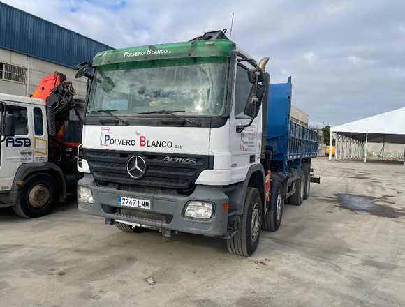 Camión grúa hiab XS 377 basculante