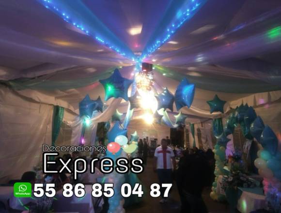 DECORACION CON GLOBOS Y TELAS en Iztapalapa (Municipio)
