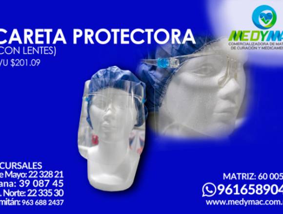 CARETA PROTECTORA SHIELD en Tuxtla Gutiérrez (Municipio)