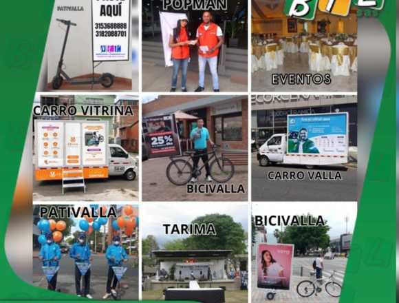 Servicios para eventos, carro valla,pativalla etc en Palmira (Municipio)