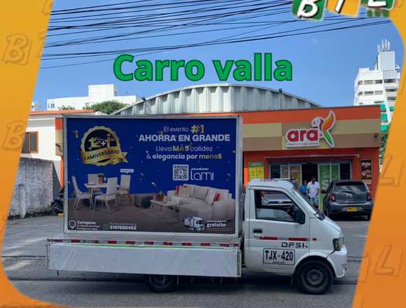 Servicio de carro valla en Santa Marta en Santa Marta (Municipio)