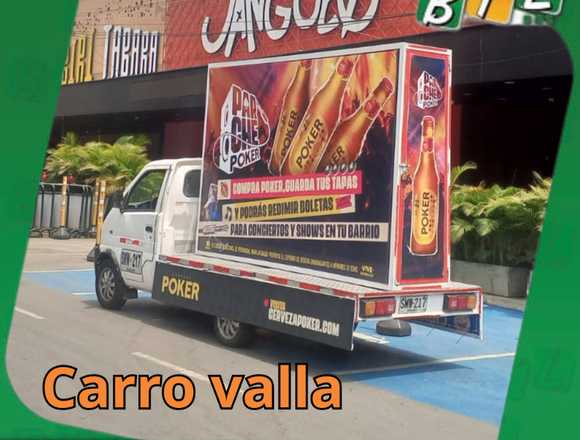Alquiler de carro valla publicitario en Cali en Santiago de Cali (Municipio)