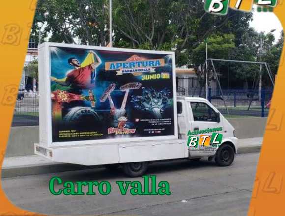 Carro valla, valla fija y mucho más