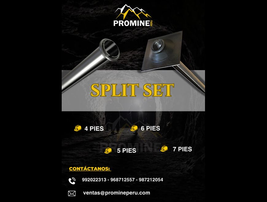 SPLIT SET / PROMINE PERÚ / MINERIA en Lima (Lima 1) (Distrito)