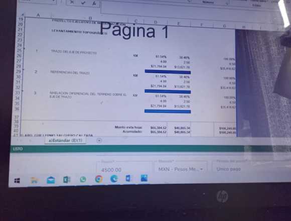 ANALISTA PRECIOS UNITARIOS OBRAS DE INGENIERIA en Naucalpan de Juárez (Municipio)