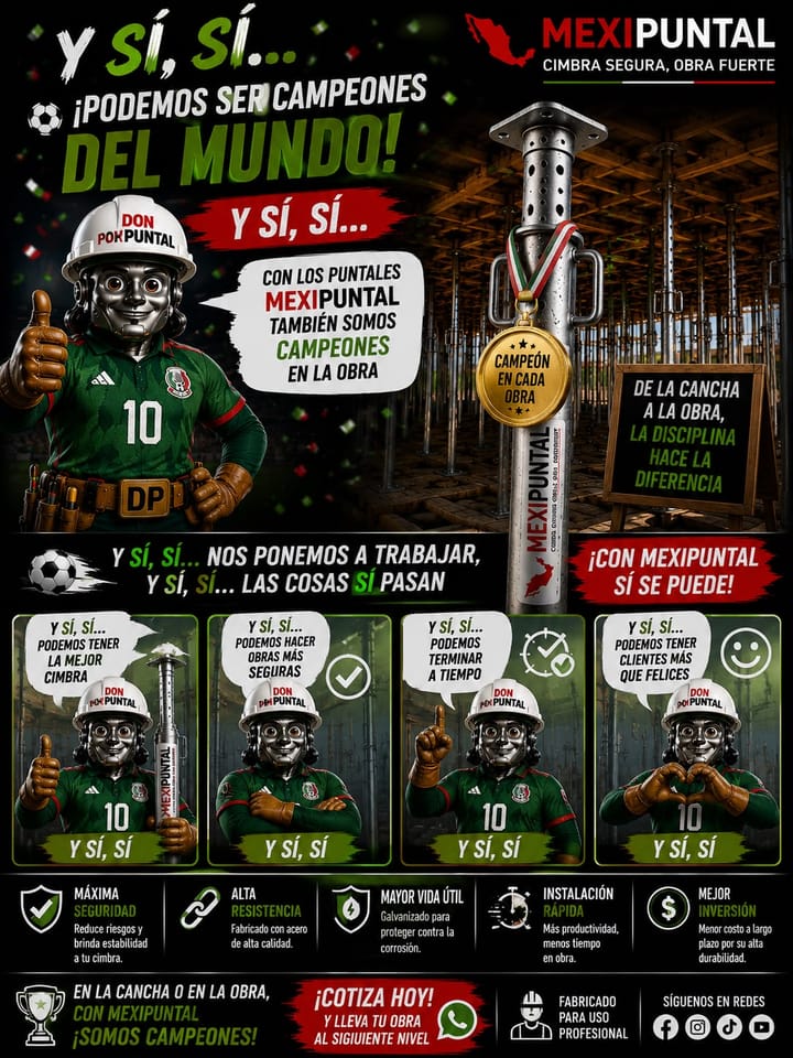 Puntales Galvanizados para Cimbra Mejor Precio Garantizado