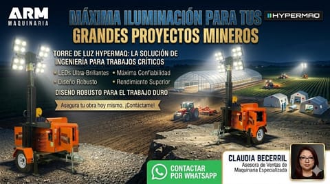 Torre de iluminacion Hypermaq LED alta potencia