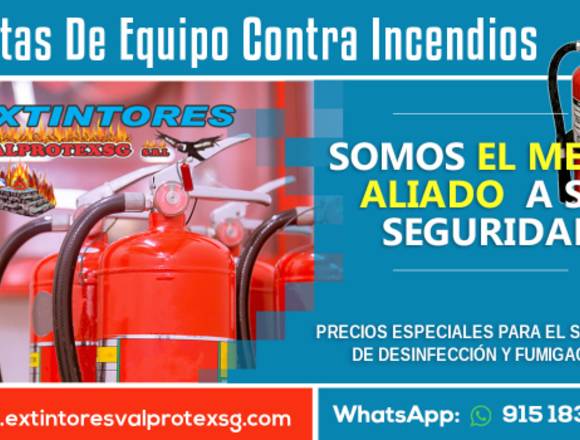 Extintores Valprotexsg- Equipo Contra Incendios en San Juan de Lurigancho (Lima 36) (Distrito)