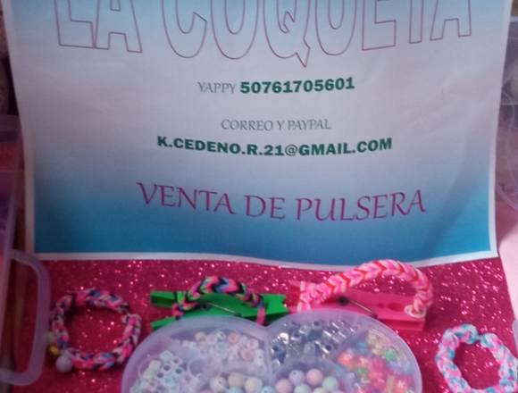 Pulseras hecha con mucho amor
