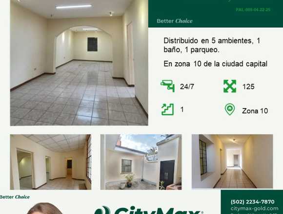 Espacio Comercial en zona 10 en Ciudad de Guatemala (Municipio)