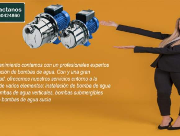 instalación bombas de agua en San José (Cantón)