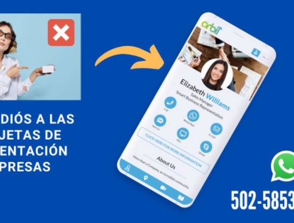 DILE ADIÓS A LAS TARJETAS DE PRESENTACIÓN IMPRESAS en Quetzaltenango (Municipio)