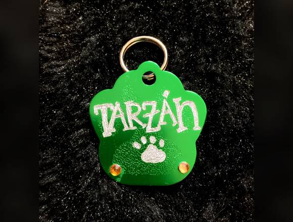 Plaquitas para mascotas grabado permanente