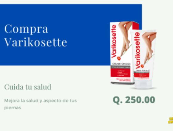 Crema Varikosette, mejor opción contra las varices en San Miguel Petapa (Municipio)