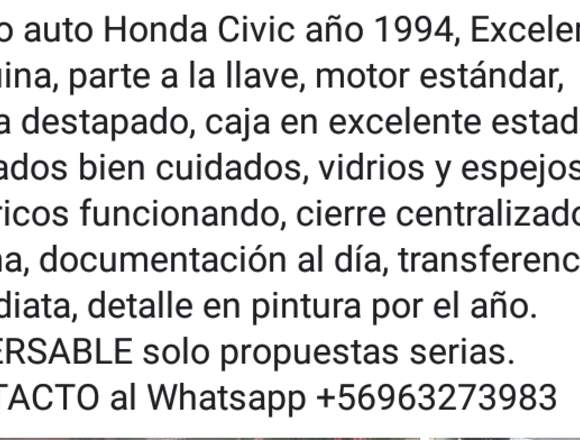Vendo Auto Honda Civic 1994 en Coquimbo (Comuna)