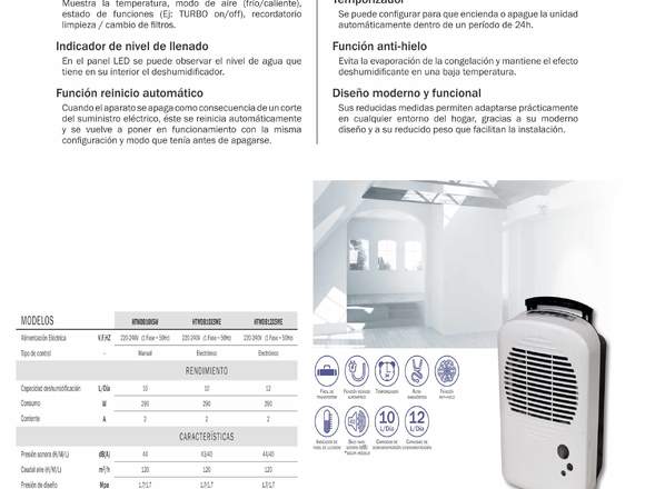 DESHUMIDIFICADOR ELECTRO. 10 L. en Bilbao (Municipio)