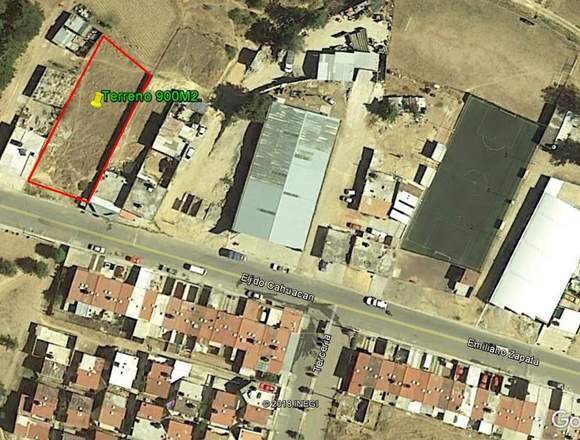 TERRENO DE 900M2. EN VIA COMERCIAL POR $1´900,000 en Nicolás Romero (Municipio)