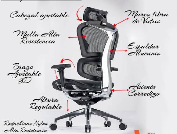 silla ergonomica gerencial moderna en Empalme (Cantón)