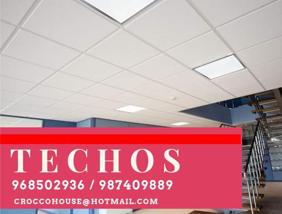 TECHOS LIVIANOS PARA OFICINAS / INSTALACION
