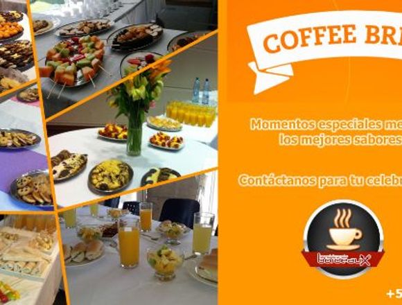 Coffe break coffee desayuno once cocktail cena en Las Condes (Comuna)
