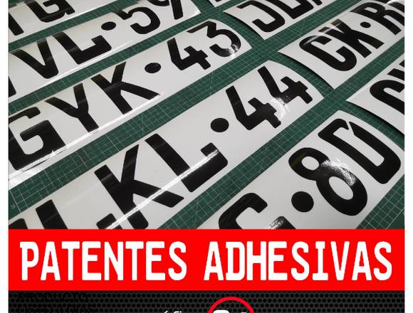 Patentes Adhesivas para Puertas de Camiones en Santiago (Comuna)