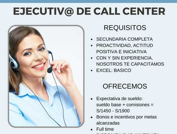 Teleoperador de Atención al cliente + ventas en Breña (Lima 5) (Distrito)