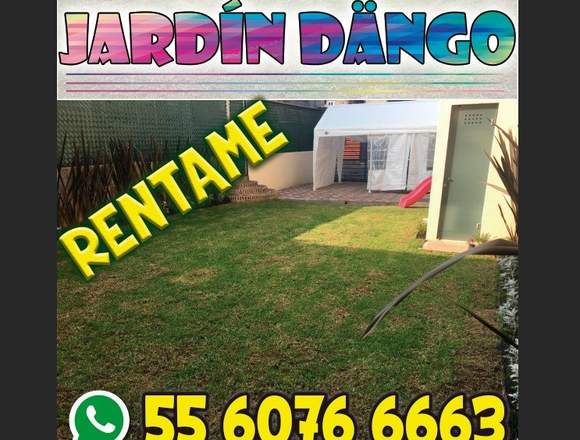 Renta de hermoso jardín