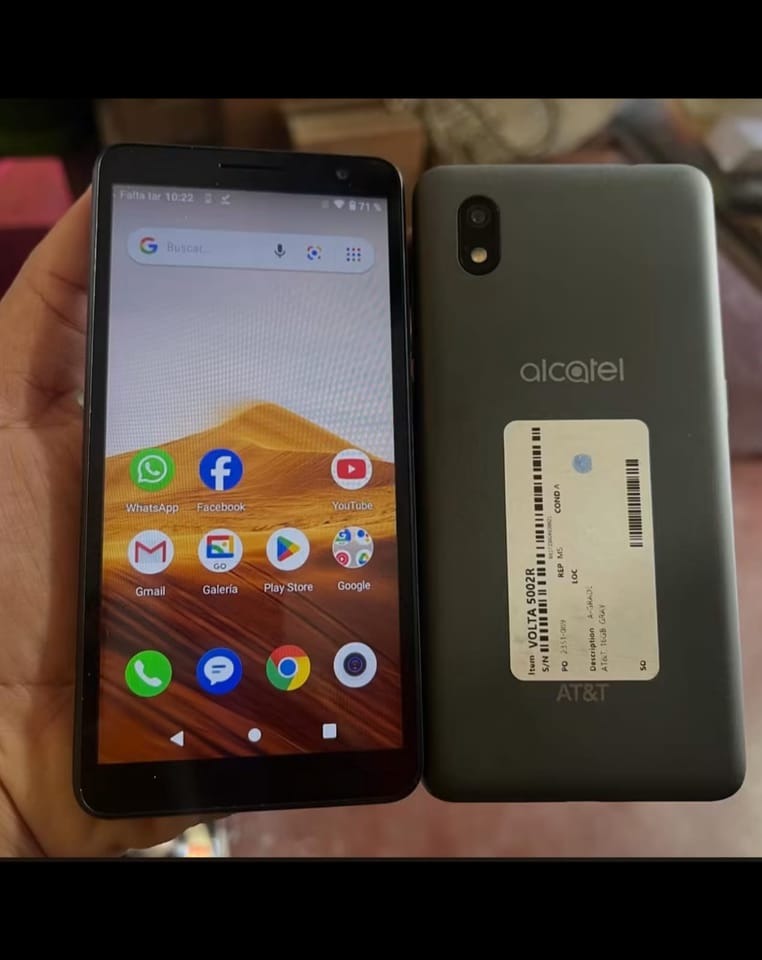 Alcatel Volta 16gb /2gb ram Desbloqueado 1mes de garantia en Santo Domingo Este (Municipio)