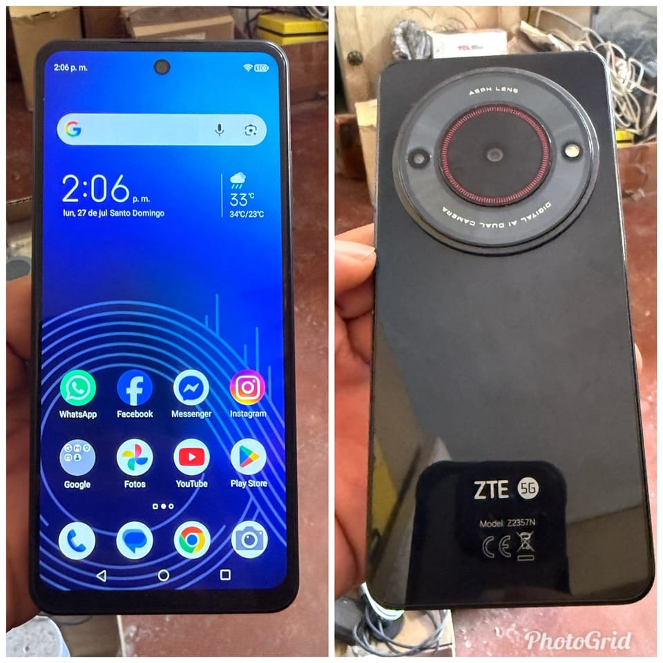 El ZTE Blade A75 5G 128gb/4gb ram 50mp con IA exclusivo de altice en Santo Domingo Este (Municipio)