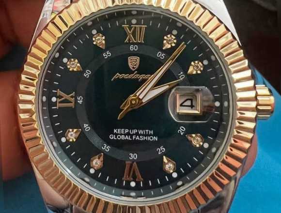 Reloj Poedagar fechero acero inoxidable 40mm 1 mes de garantia en Santo Domingo Oeste (Municipio)