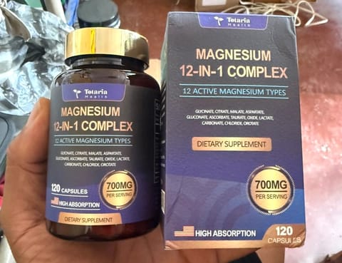 Magnesio 12-en-1 700 mg 120 cápsulas en Santo Domingo Oeste (Municipio)