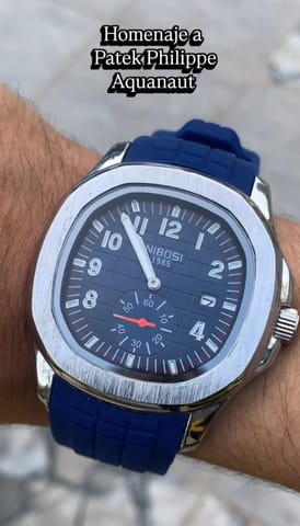Reloj NIBOSI 1985 sport-luxury caja 44mm correa texturizada cronografo en Santo Domingo Este (Municipio)