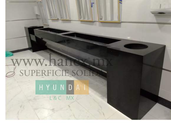 Cubierta de baño Hanex Mod.Eclipse $4,800 ml