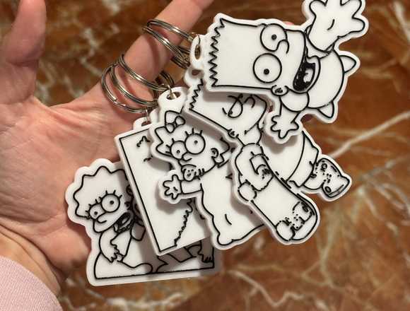 Los simpsons pack de llaveros x5 en Las Rozas de Madrid (Municipio)