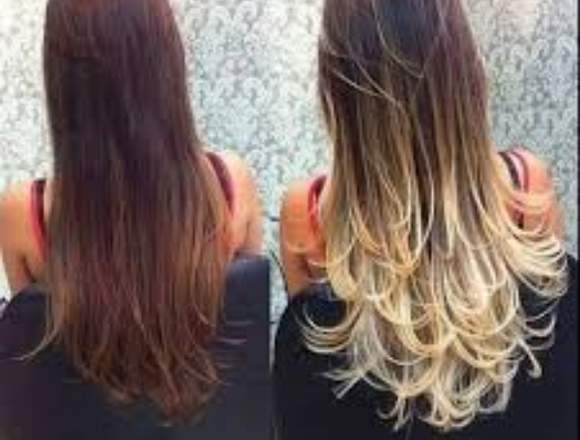 MECHAS CALIFORNIANAS EN EL SALON CAROLINA´S en Lago Buenos Aires (Localidad)