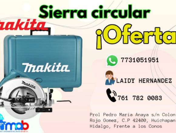 Venta de Sierra circular en Huichapan (Municipio)