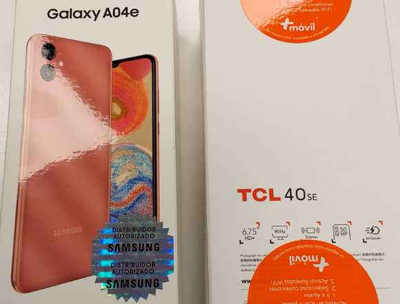 Celulares Samsung y TCL