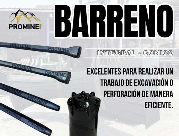BARRENO CONICO - INTEGRAL - DESPACHO - PROMINE en Cusco (Distrito)