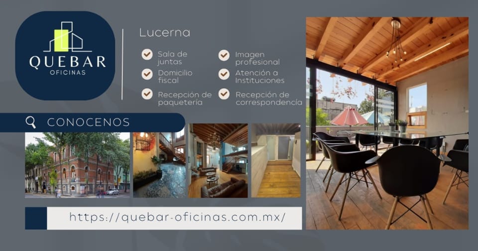 Oficina virtual. Lucerna en Benito Juárez (Municipio)