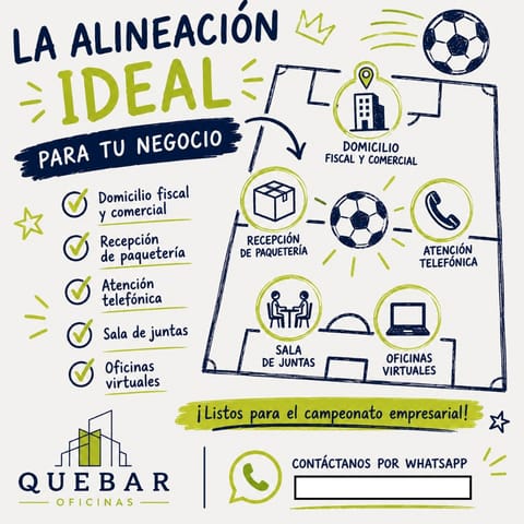 Domicilio fiscal y comercial. Oficinas virtuales en Benito Juárez (Municipio)