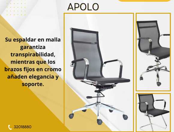Silla Apolo: estilo en oficina