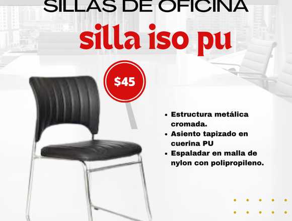 silla iso pu| mejores sillas de oficina en Quito (Cantón)